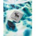 Abercrombie White/Green/Dark Blue Splurge Pattern Airknit Tee